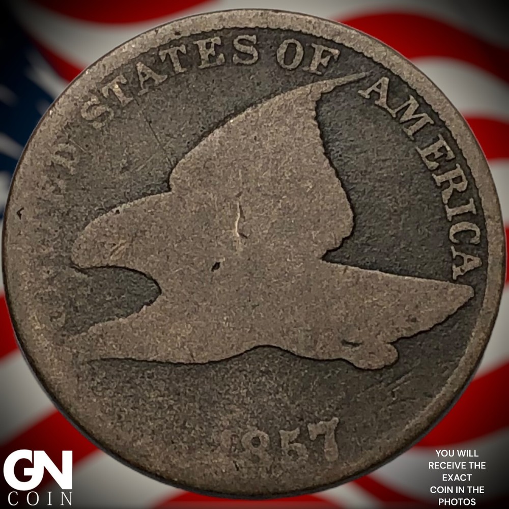1857 Flying Eagle Cent Penny Y5630
