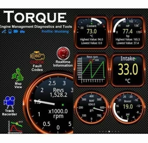 NEW ELM327 OBD2 Code Reader Bluetooth Auto Diagnostic Tool OBDII Scanner