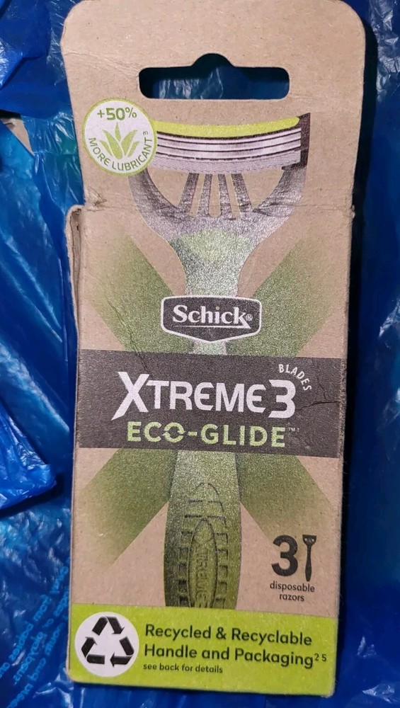 Schick Xtreme 3 Eco Glide Razors, 3 Count