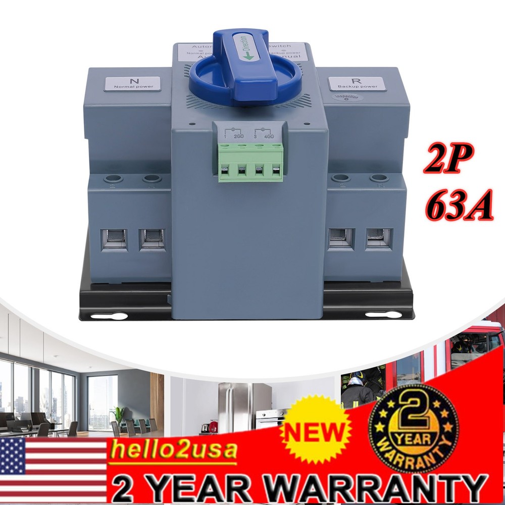 Double Power Automatic Change-over Switch Transfer Switch Changeover Switch 110V