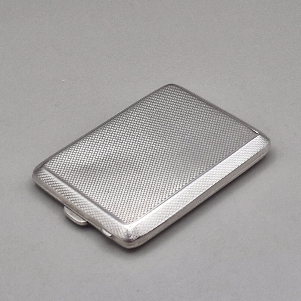 Sterling Silver Engine Turned Matchbook Case by Cohen & Charles 1936
