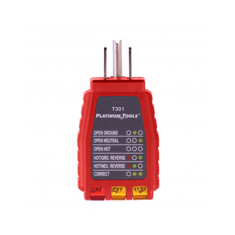 Platinum Tools T301C 110V Outlet Tester