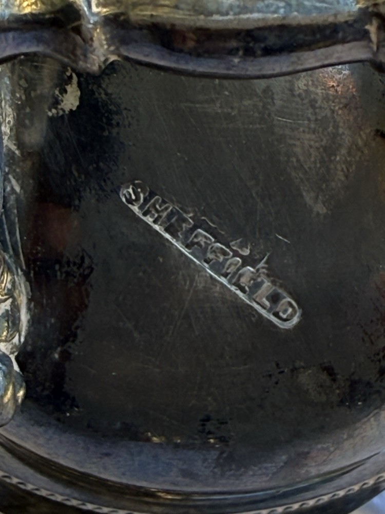 Vintage Silver Plated Sheffield sugar scuttle