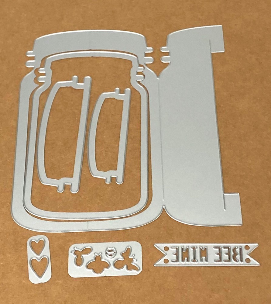 Sizzix Thinlits Jar Fold-a-Long Die Set - New w/out packaging