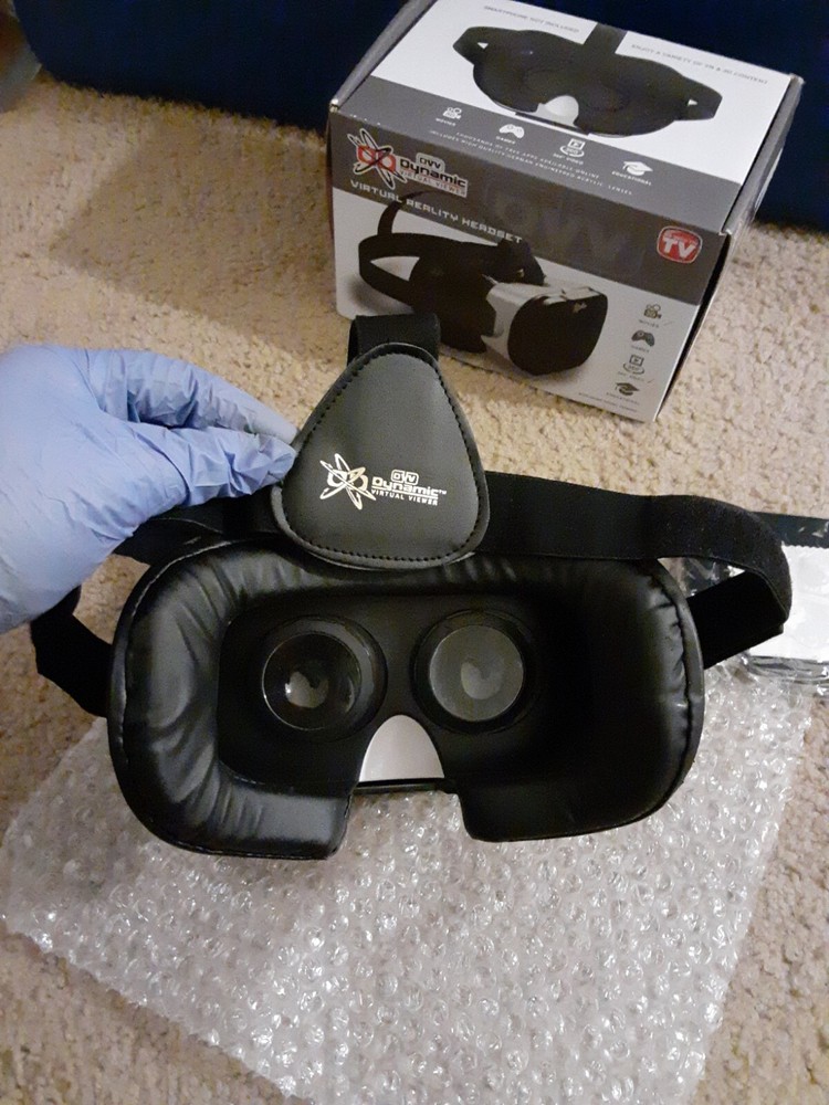 VR Headset Dynamic Virtual Viewer (DVV) Beginner Virtual Reality Headset See Des