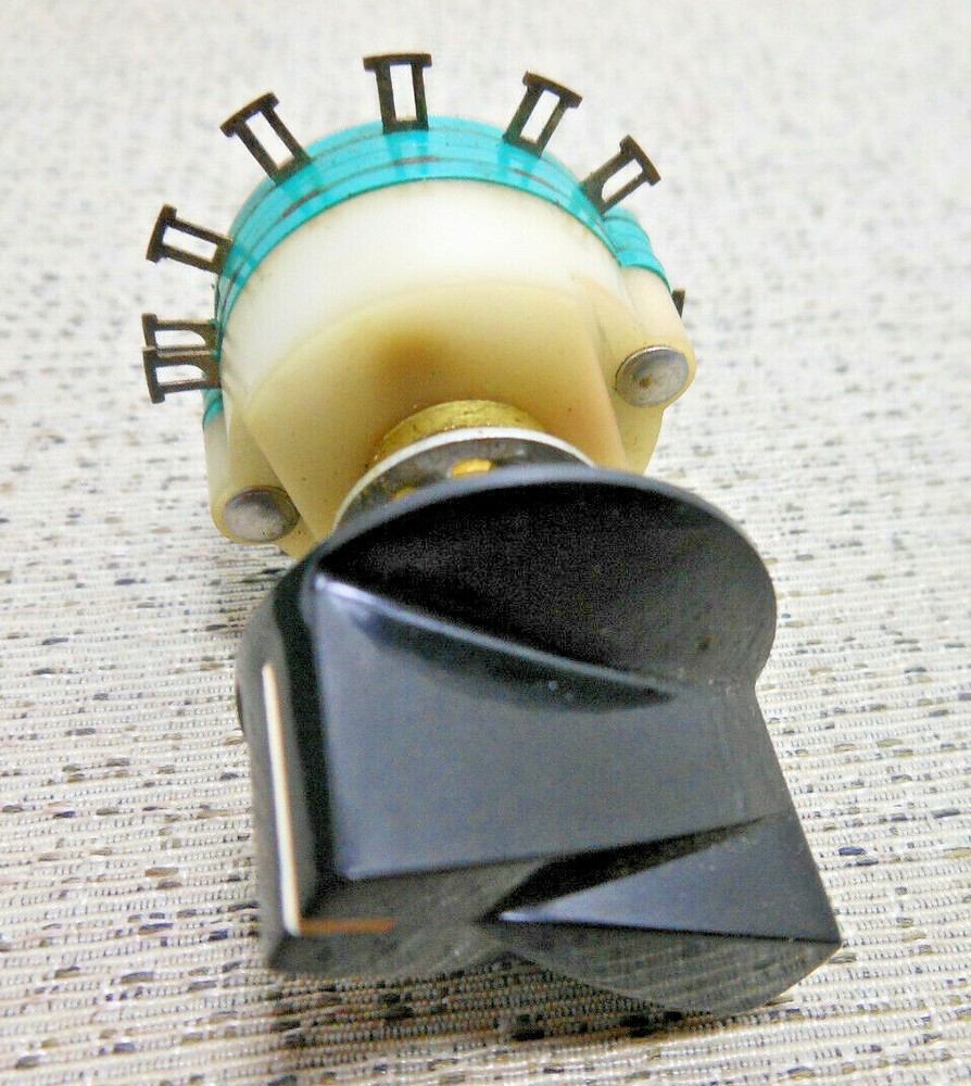 Stackpole Rotary Switch 1 Pole/12 Position w/ Bakelite Pointer Knob Tested /New