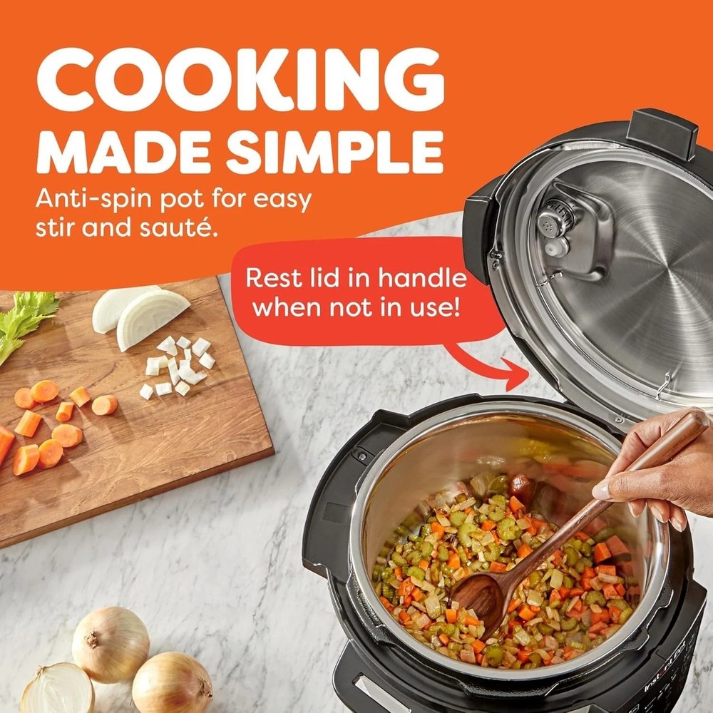 Programmable 6QT Pressure Cooker - Black