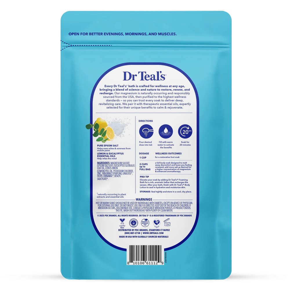Dr Teal's Restorative Magnesium Soak 3 lbs
