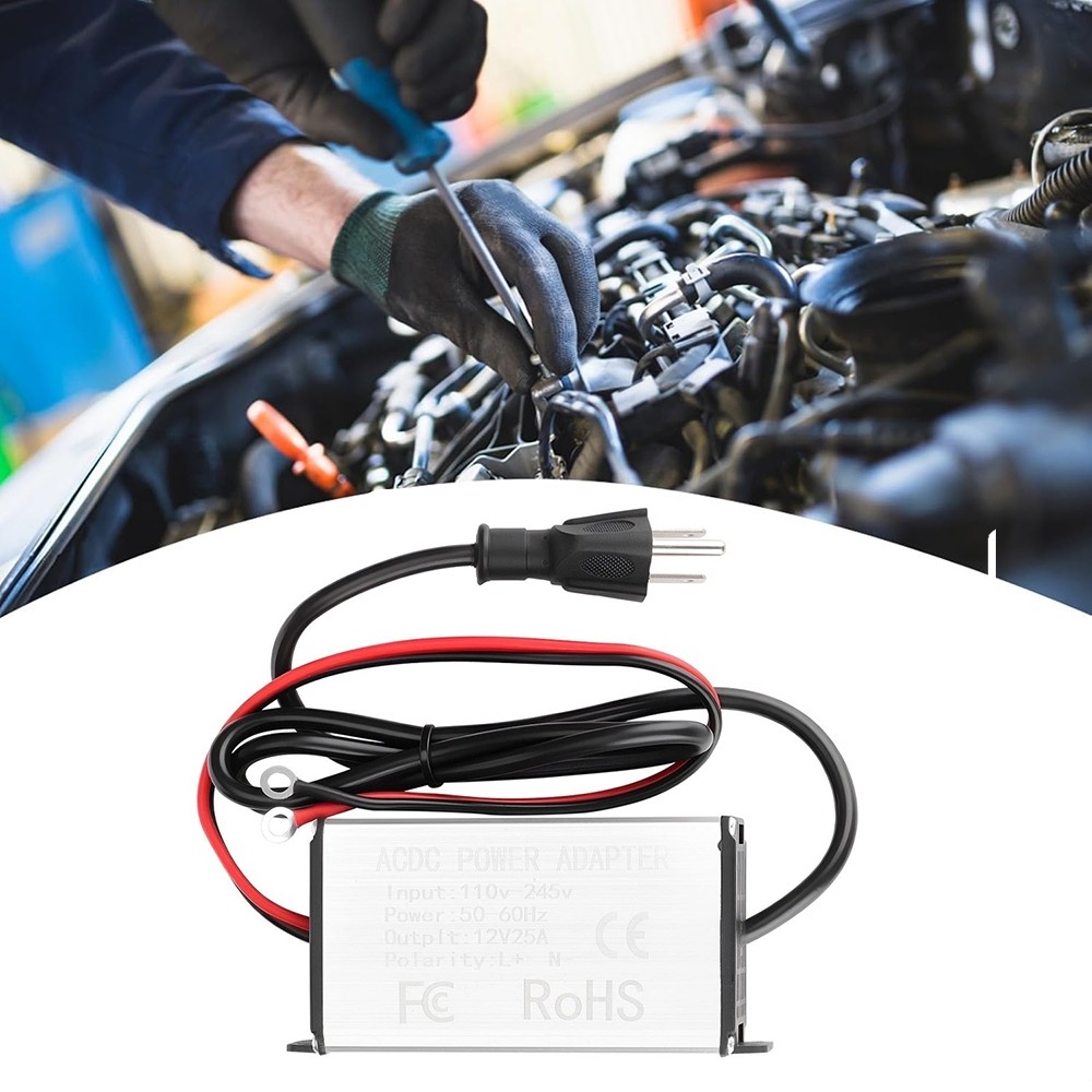 300W Power Converter 110v AC to 12v DC Stable Power Supply for RVs Campers SUV