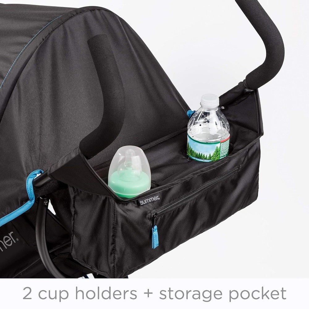 Stroller Lightweight Infant Stroller with Compact Fold Multi-Position Recline