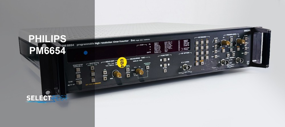 PHILIPS PM6654 PROGRAMMABLE FREQUENCY COUNTER W/OPTs (REF.: 873N)