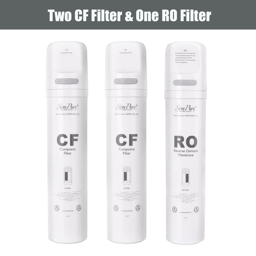 SimPure CF RO Filter Replacement Cartridge For Model WP1 RO Water Filter System
