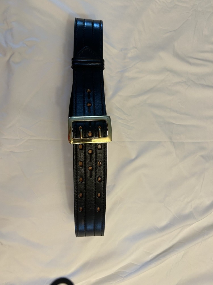 Police Leather Duty  Belt- Size 34