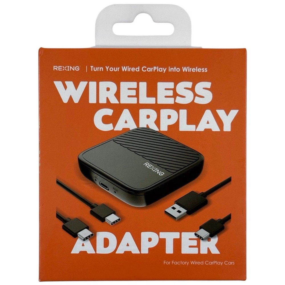 Rexing CPW-22 Wireless CarPlay & Android Auto Adapter for iPhone and Android