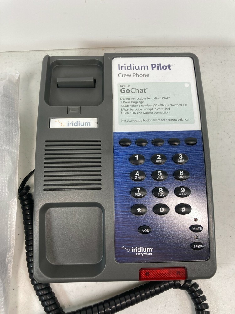 Iridium Pilot Crew Phone GoChat