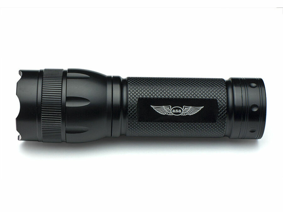 ASA "FlightLight" LED Pilot Flashlight Red/Green/White - ASA-FL-3C