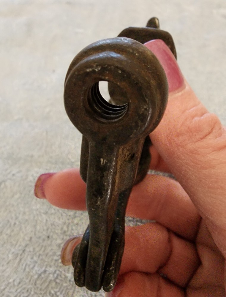Antique Miniature Blacksmith Anvil Vice Clamp - Missing Screw to Clamp - Tools