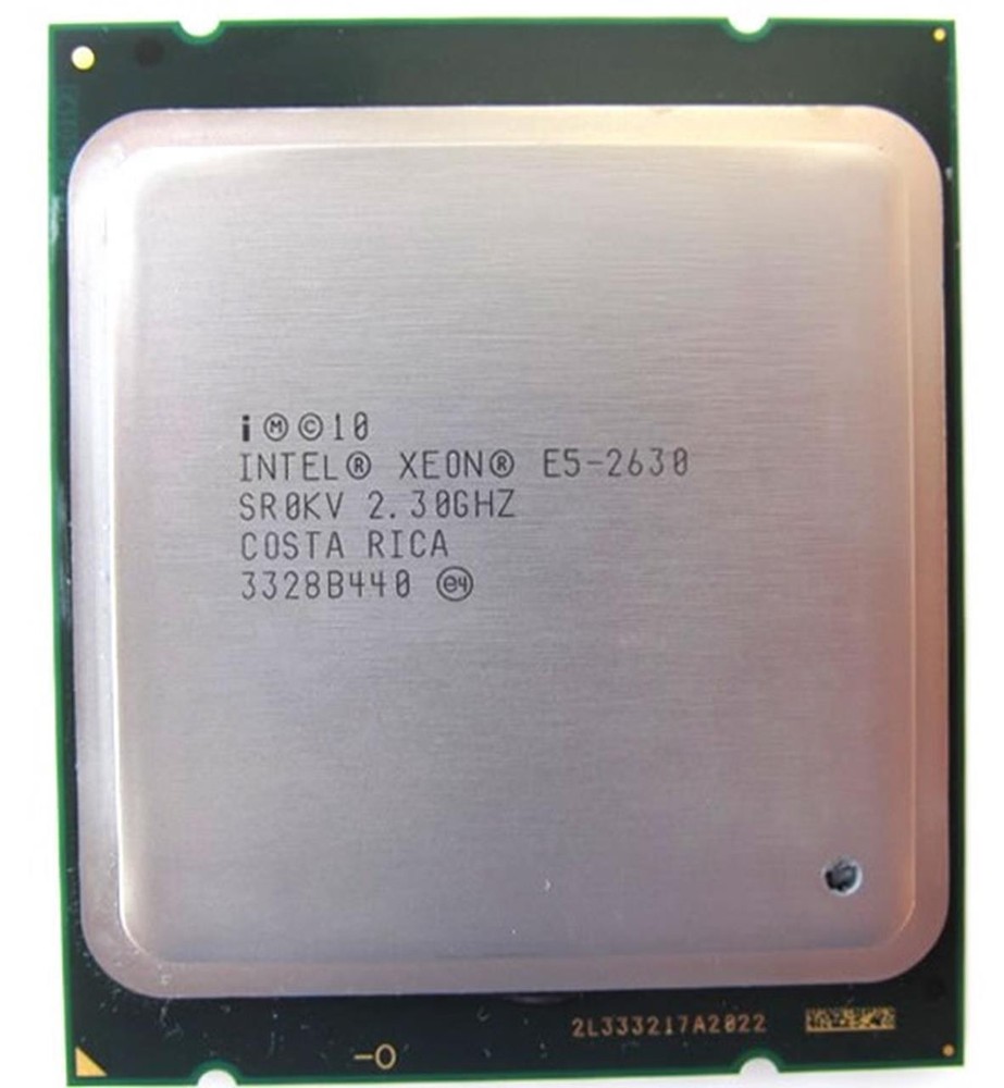 Intel Xeon SR0KV E5-2630 2.30 GHz 15 MB SmartCache 95 W CPU Processor Used