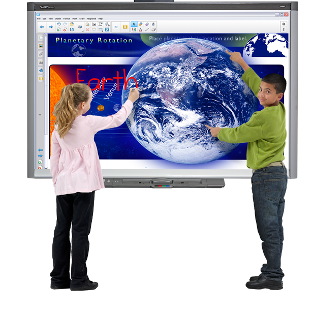 Interactive Smart Board SBX885 and Epson Short throw projector