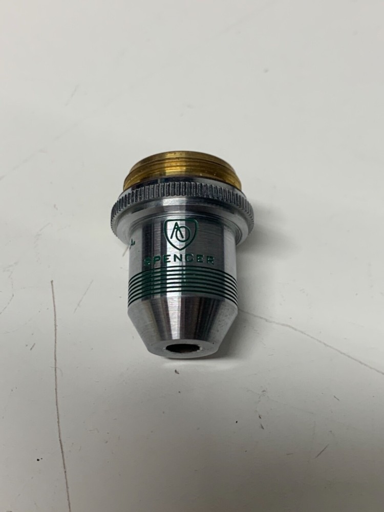 AO SPENCER Microscope Objective Lens 10x N.A. .25 Cat.1076
