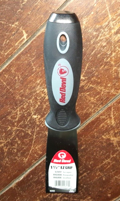 Red Devil 1-1/2" EZ Grip Stiff Scraper - Model #6203