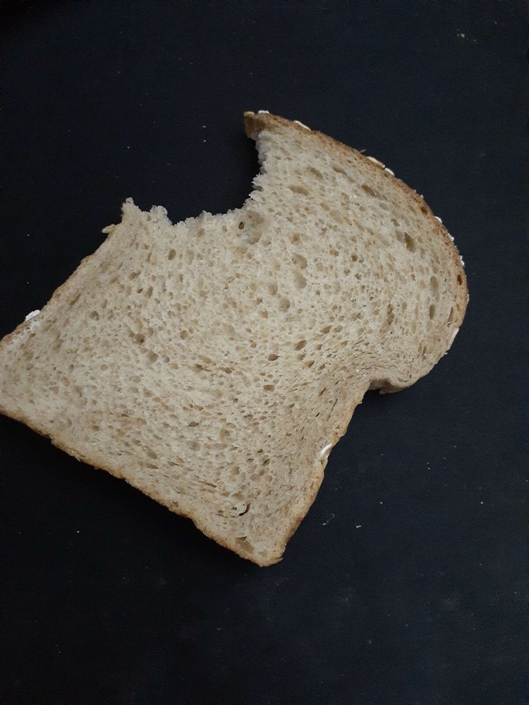 slice of bread slightly used
