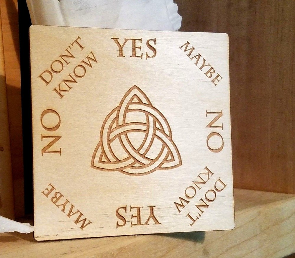 LARGE Celtic Knot Pendulum Board HANDMADE for Wicca, Witch & Pagan