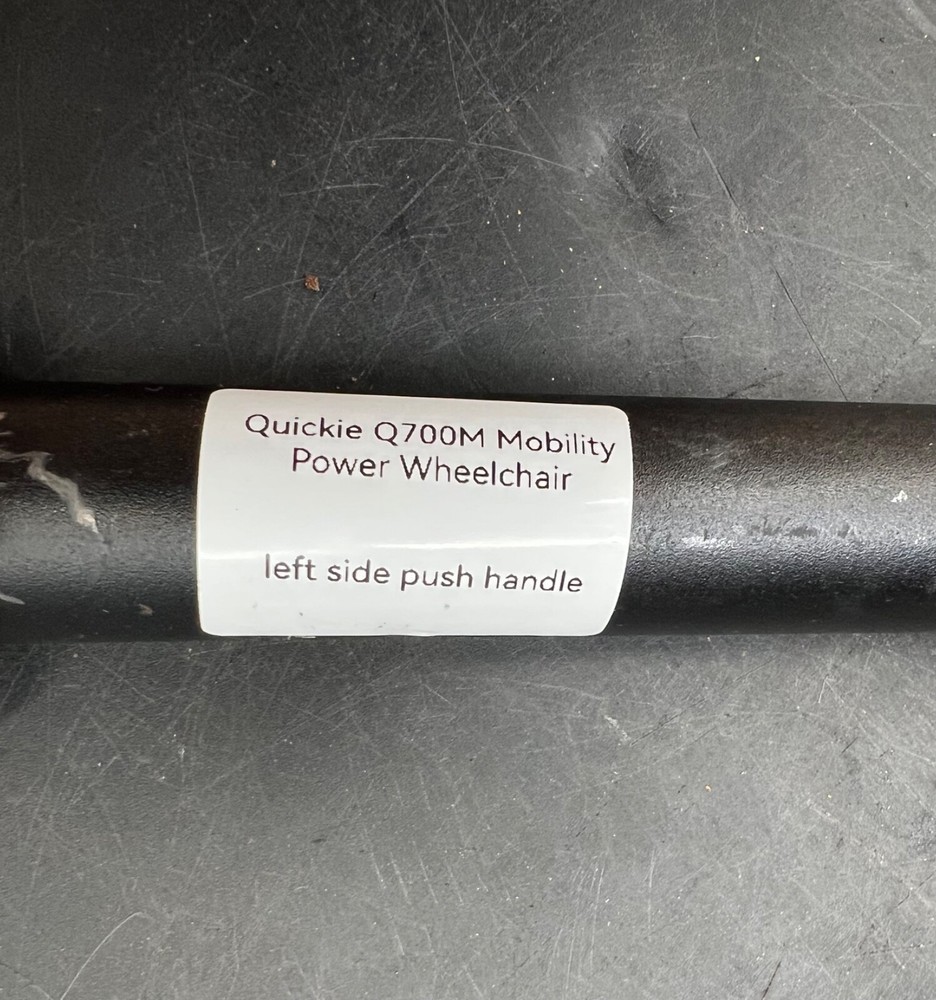 Quickie Q700M Mobility Power Wheelchair Left Side Push Control Handle Bar