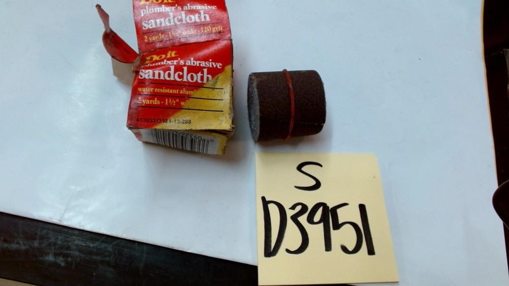 Plumbers Abrasive Sandcloth