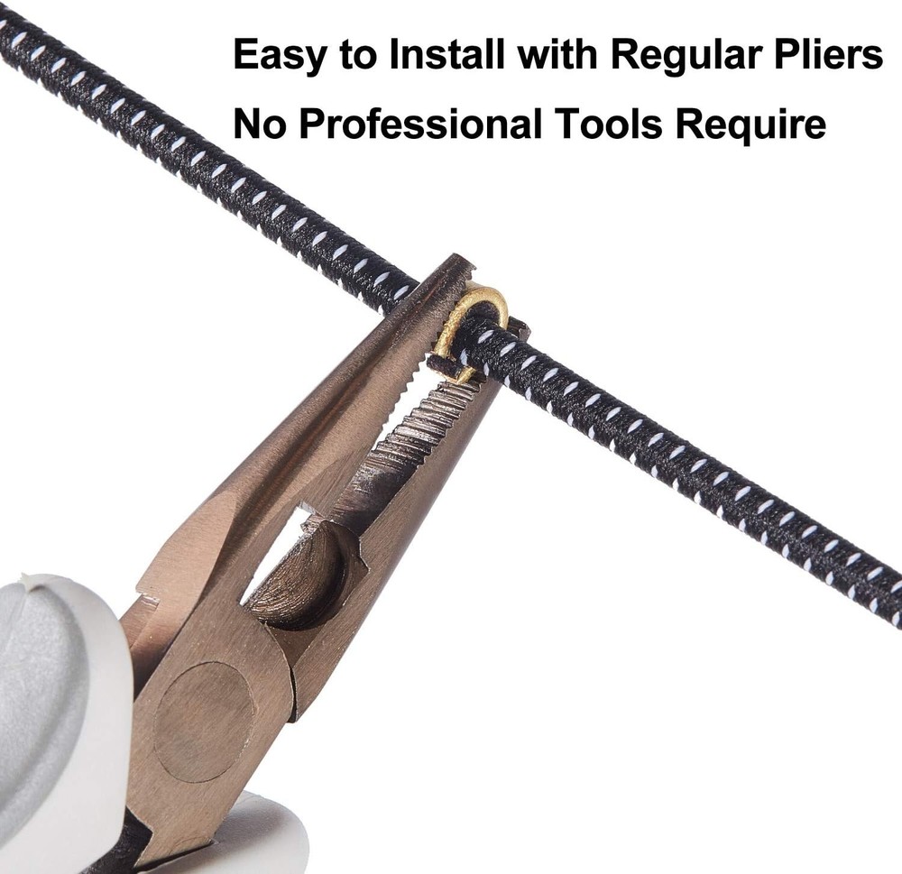 Archery Nock Points Bow String Clips for Compound Recurve Bow 100 Pack Set