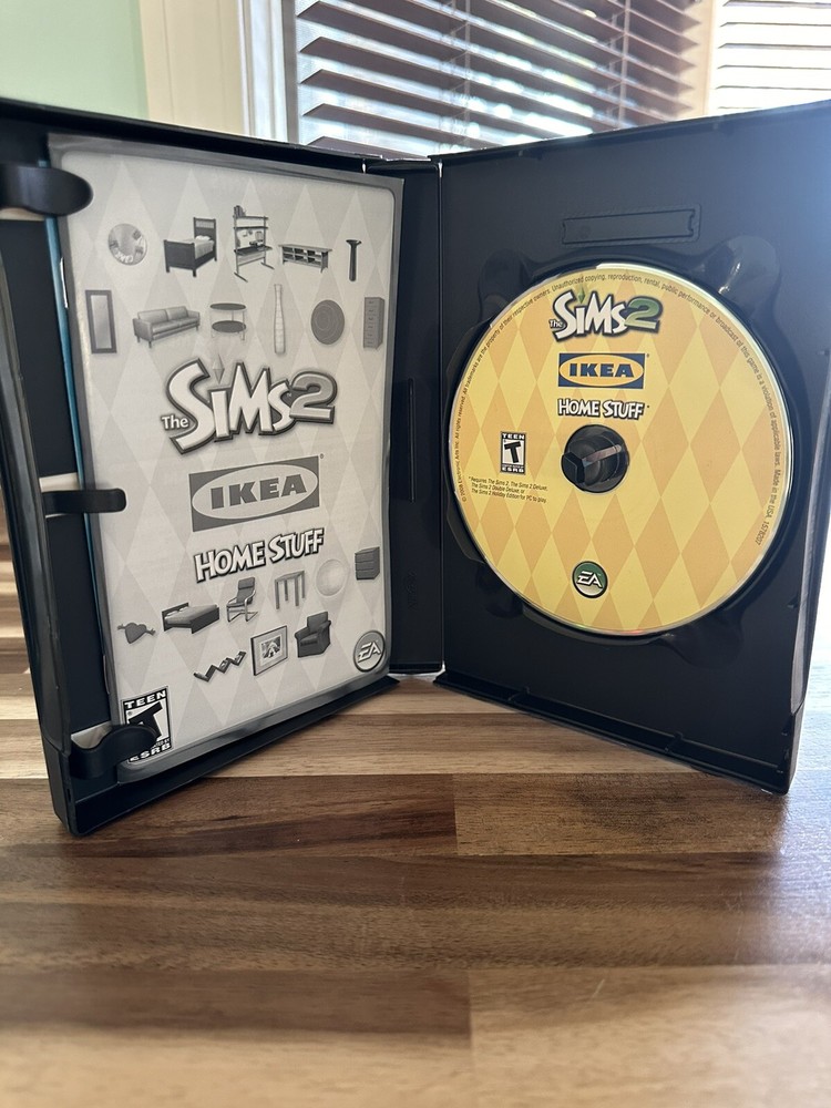 The Sims 2 IKEA Home Stuff Learning PC CD Game Expansion 2008 Complete Pre Owned