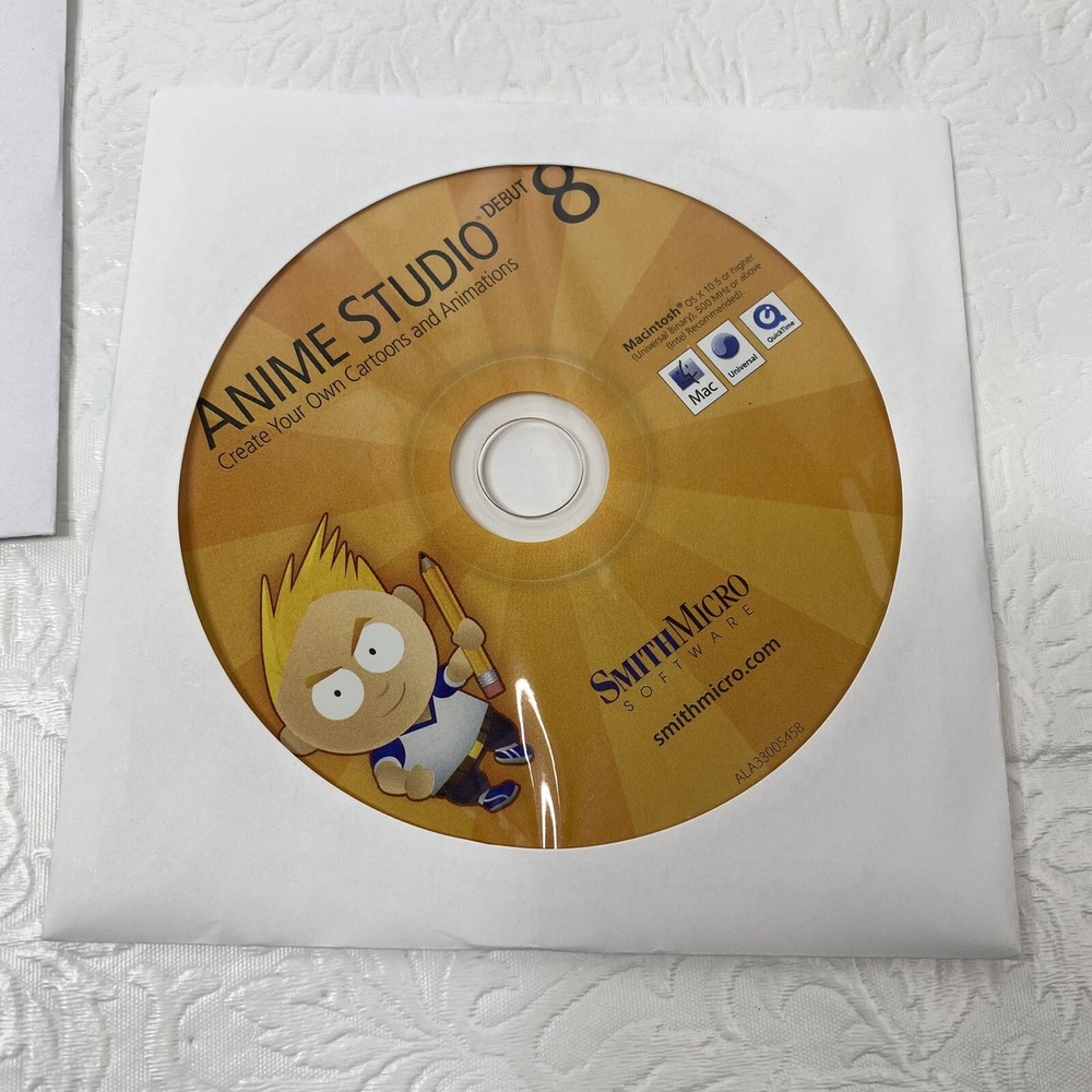 Smith Micro Anime Studio Debut 8 (Retail,1 User) - Full Version for Mac, Window…