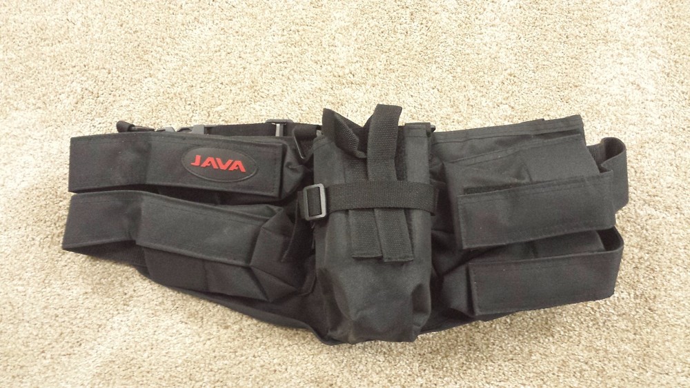 4+1 JAVA Black Paintball Pack Harness