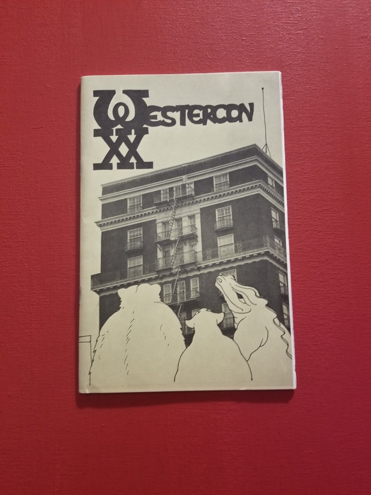 WESTERCON 20 PROGRAM BOOK - 1967 VF/NM