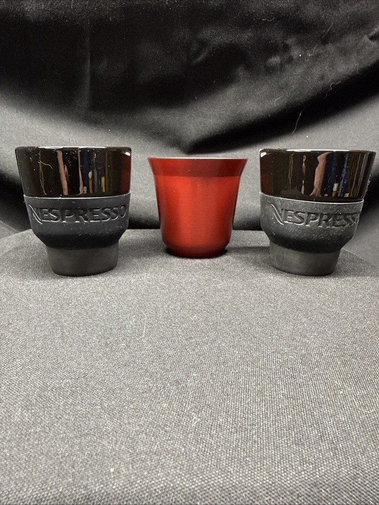 Nespress Cup Bundle 3 Cups 2 Nespresso  Touch Lungo Cups, 1 Pixie Espresso Cup