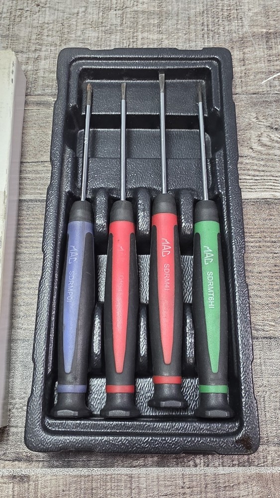 MAC Tools Screwdriver Set Phillips Flat Slotted TORX Mini Precision Tip Lot