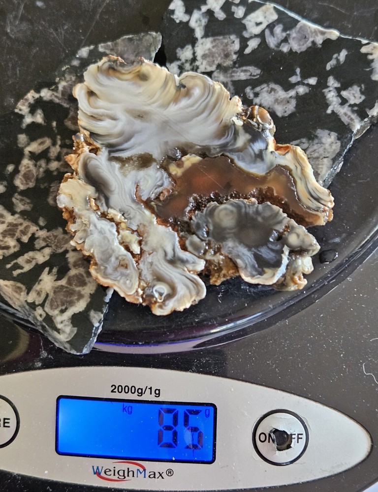 Three Lapidary Slabs 108 Grams