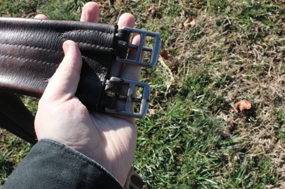 Leather Horse Tack Girth Belt