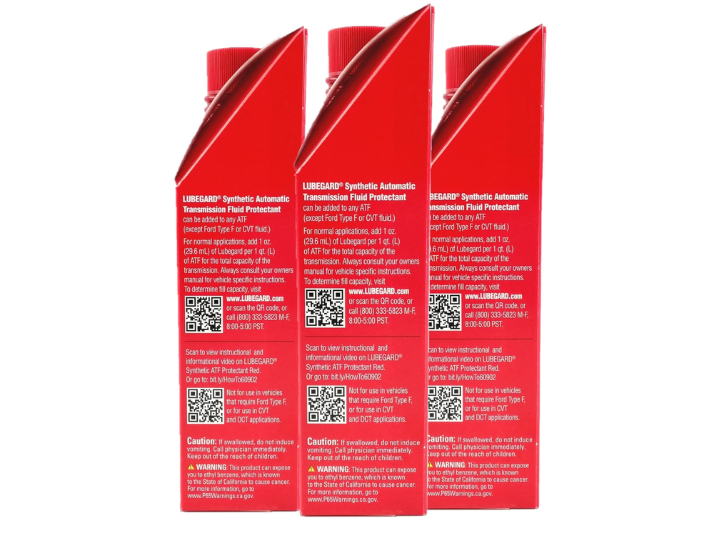 Automatic Transmission Fluid Protectant RED LubeGard 3 PACK