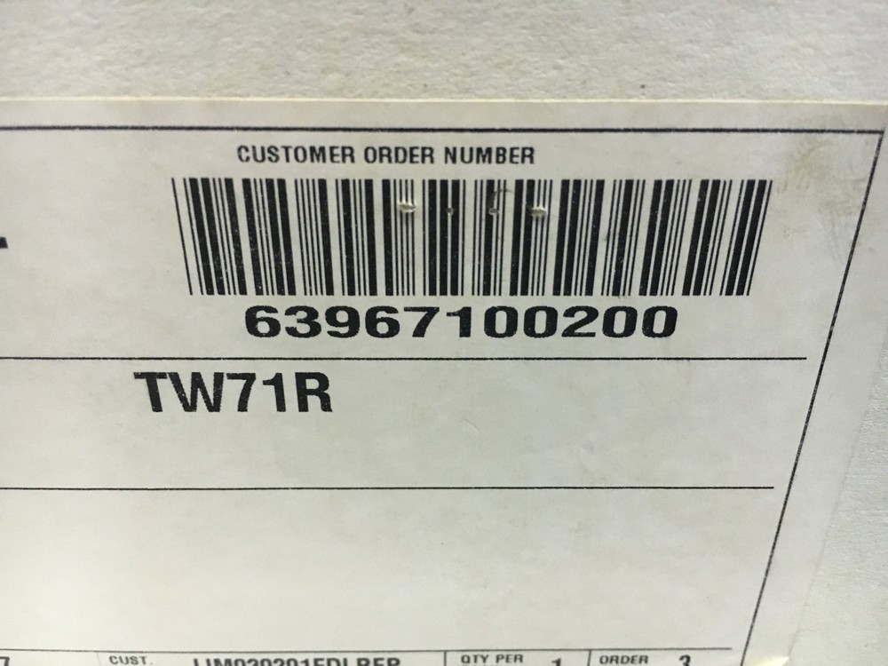 COOPER LIGHTING SURE LITES TW71R NIB WALL MOUNT CLEAR EXIT LED LIGHT SHELF "C8