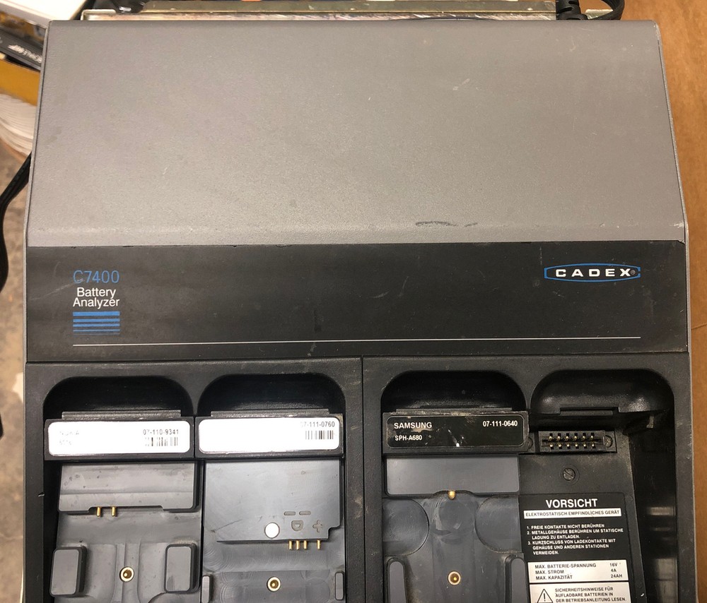 Cadex C7400 4 Station Battery Analyzer