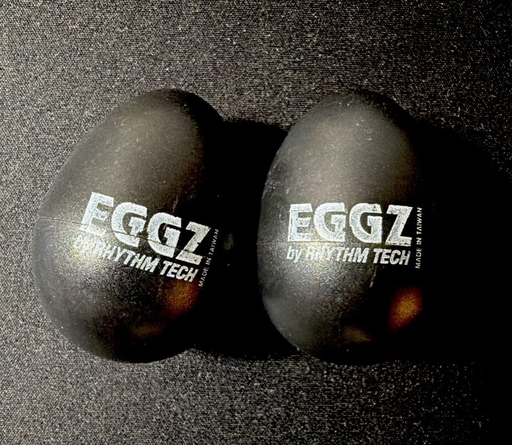 2-pack lot GENUINE EGGZ Rhythm Tech Musical Instrument Egg Shaker Percussion