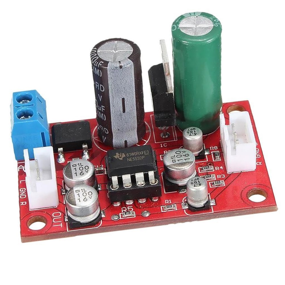 DIY NE5532 Microphone Stereo Amplifier Board +