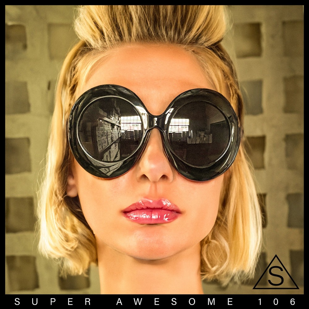 Womens Oversized Large Exaggerated Retro Round Oval Thick Plastic Sunglasses