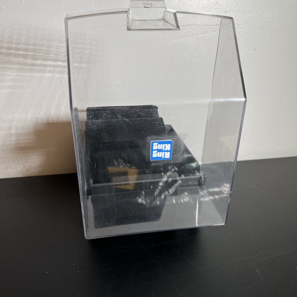 Vintage Ring King 5-1/4" 60 Disk Diskette Tray NES Storage Box Case