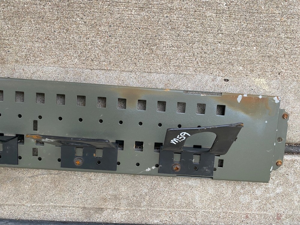 US Military Surplus Space Saver Weapons System Shelf Insert & 6 Weapons Mounts
