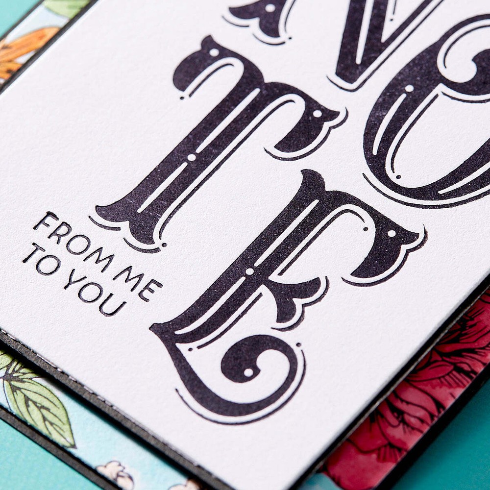 Spellbinders Press Plate - A Note From Me to You, BP-040