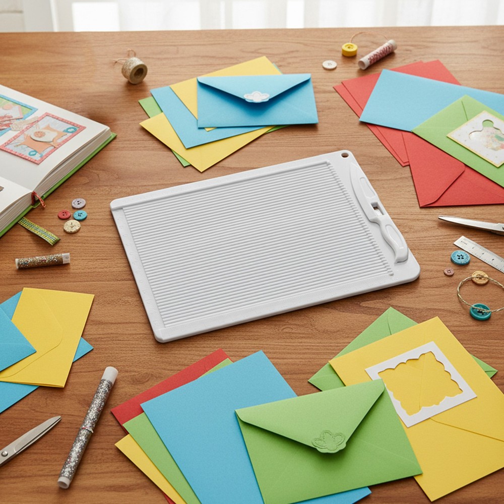 2-Paper Scoring Board Multi Purpose Creasing Board For Book Cover Envelope