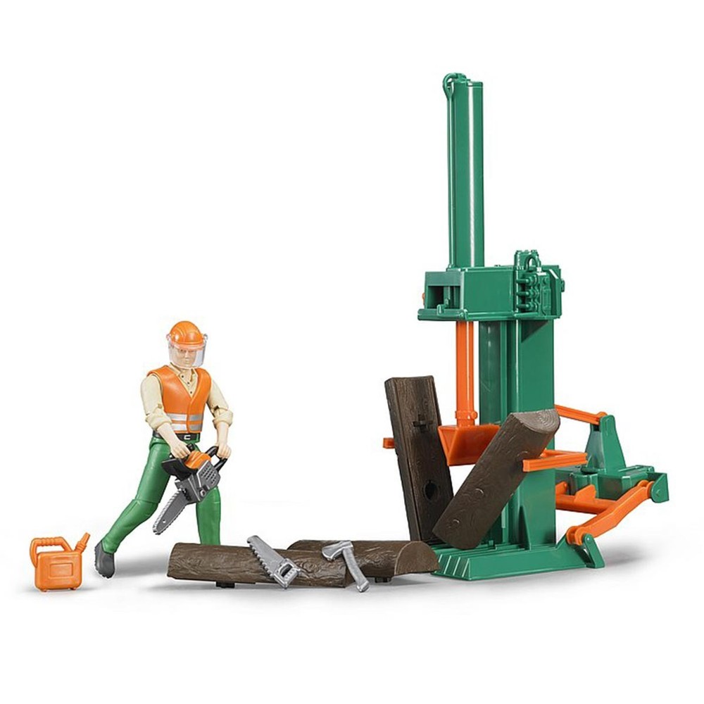 Bruder Bworld Logging Set with Man 62650