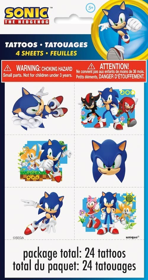 Sonic The Hedgehog Tattoos